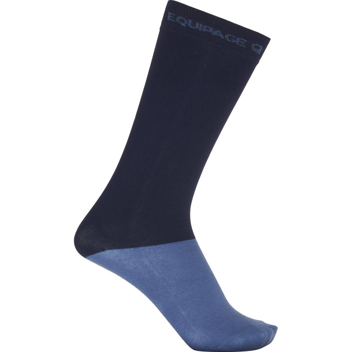 Chaussettes équitation Confort 2 paires Bleu Marine