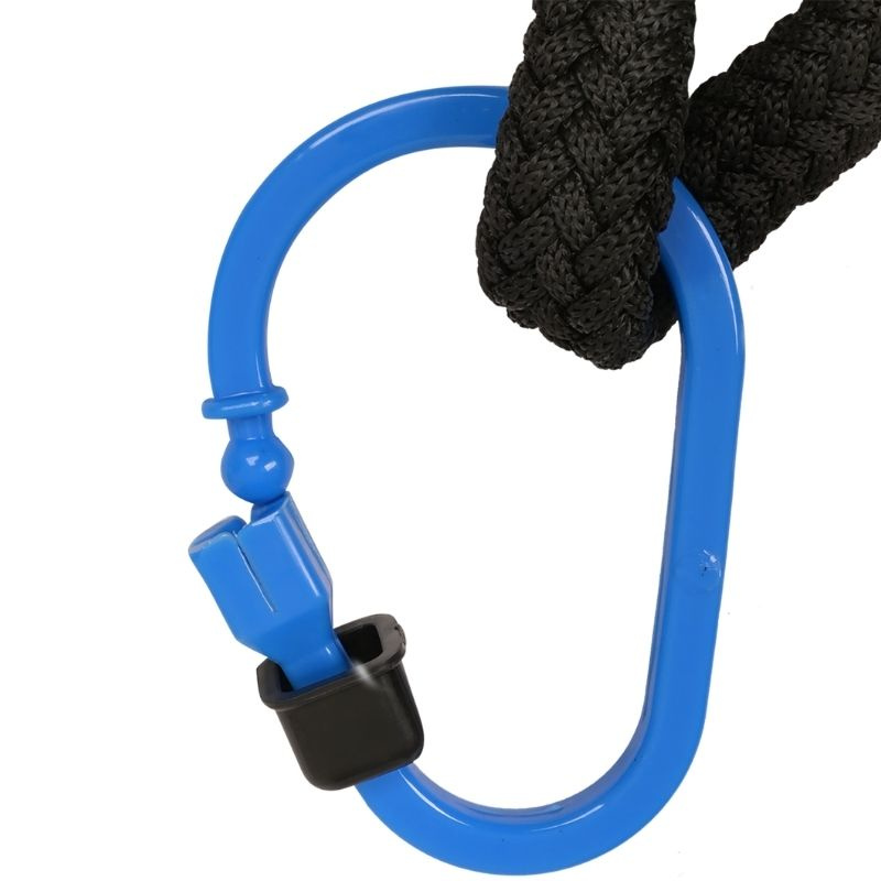Mousqueton Safety Lock 2-pack Bleu