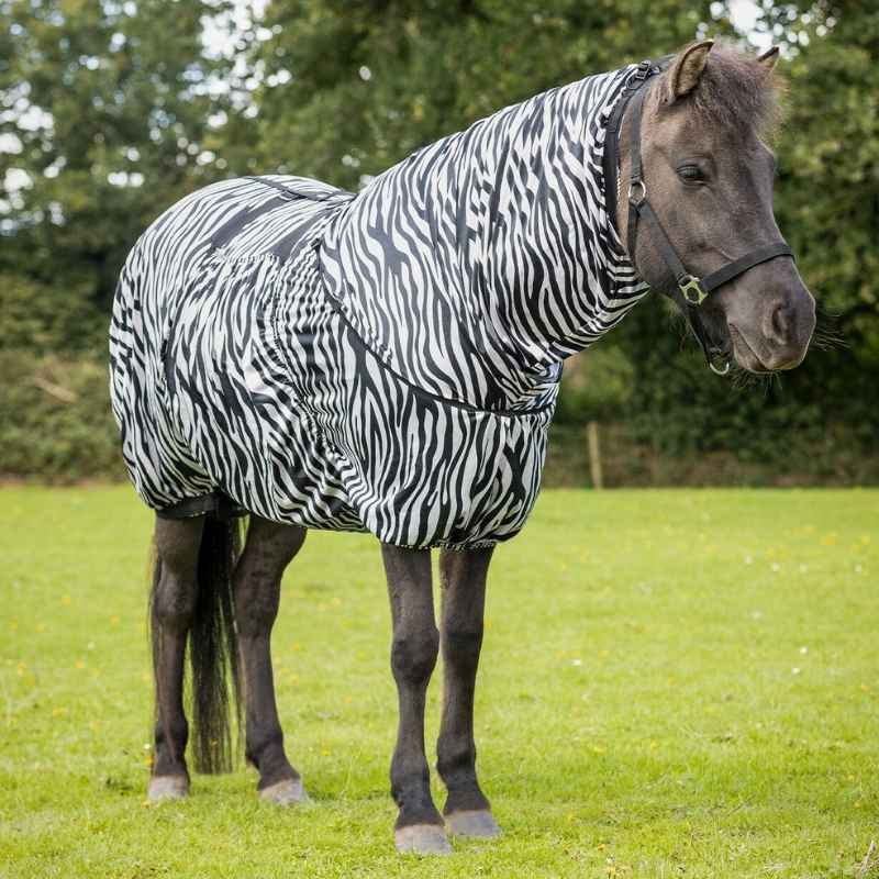 Couverture anti-démangeaisons Icelandic UV-Protection Zebra Noir/Blanc
