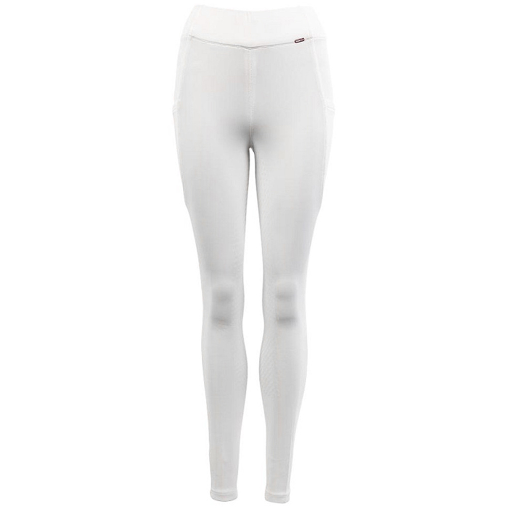 Collants d'équitation Bouvardia Silicone Full Seat Blanc