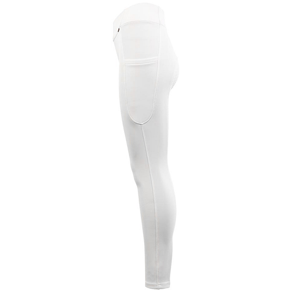 Collants d'équitation Bouvardia Silicone Full Seat Blanc