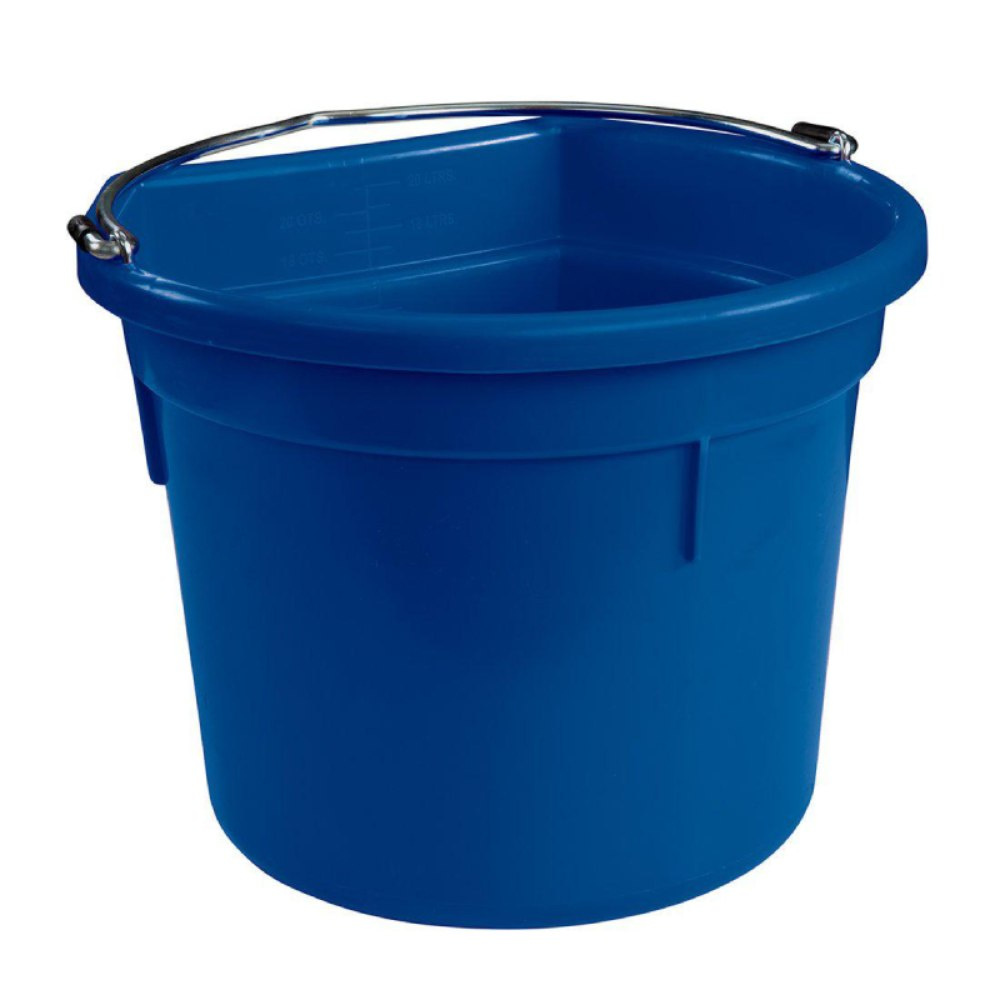 Seau à fond plat Bleu