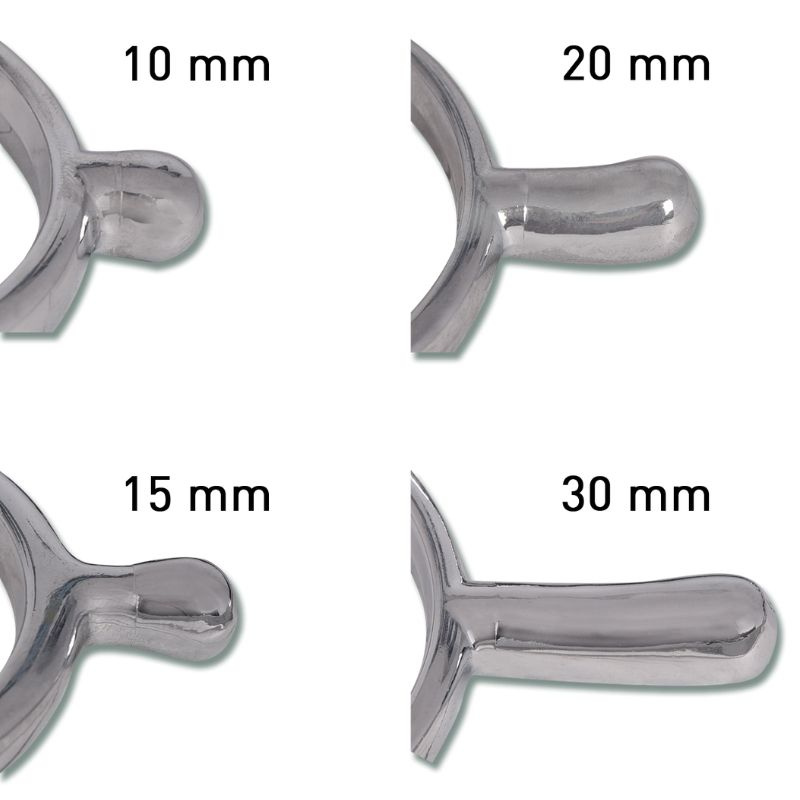 Éperons avec lanières Crystal Blanc/Argent