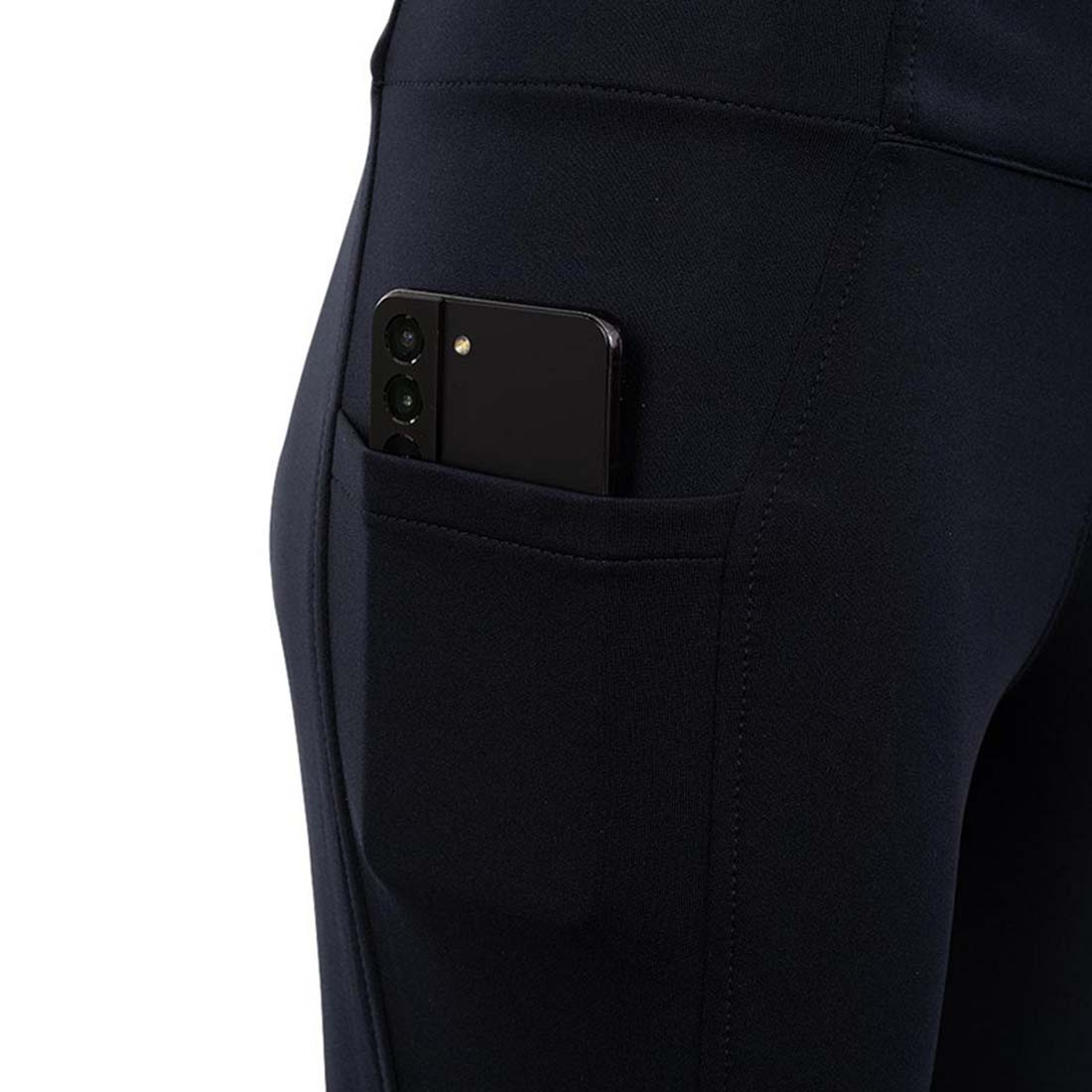 Collants d'équitation Enfant/Junior Bitterroot Silicone Full Seat Bleu Marine
