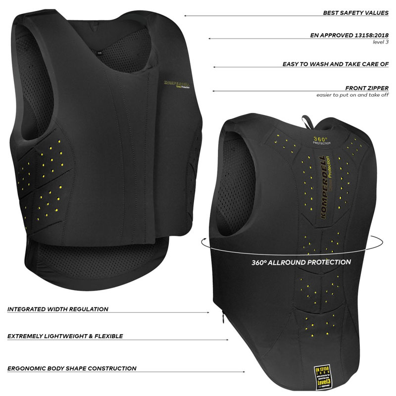 Gilet de sécurité Enfant/Junior Regular Fit Noir