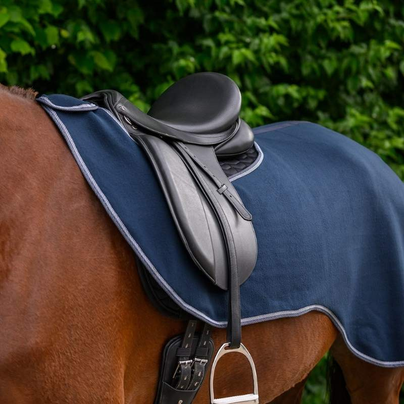 Couvre-rein Fleece Essential Bleu Marine