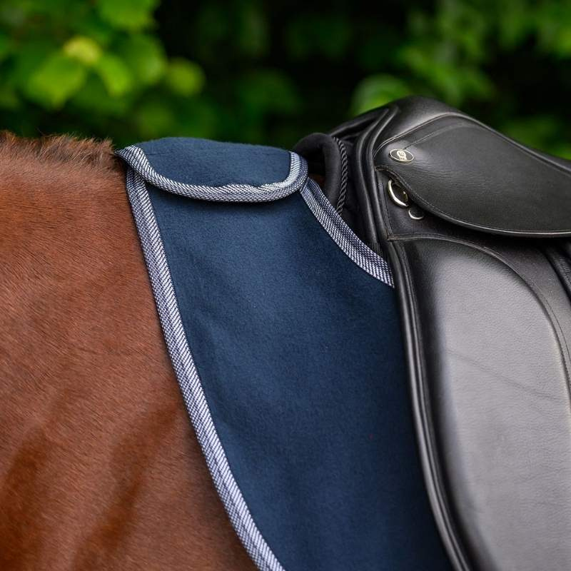 Couvre-rein Fleece Essential Bleu Marine