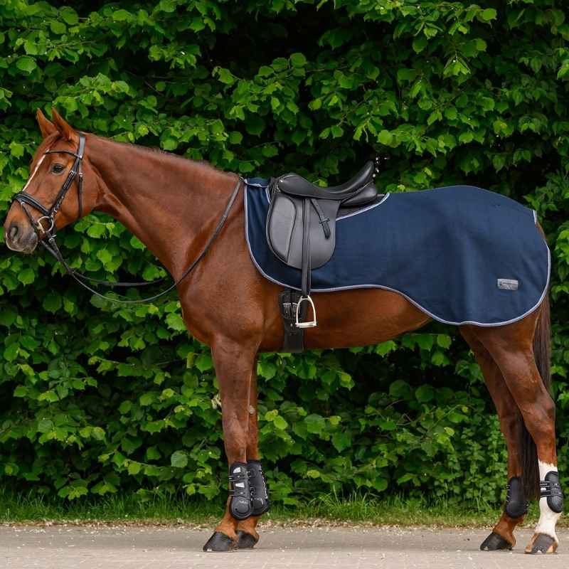 Couvre-rein Fleece Essential Bleu Marine