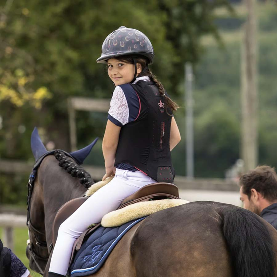 Protection dorsale Enfant/Junior Ballistic Noir/Rose