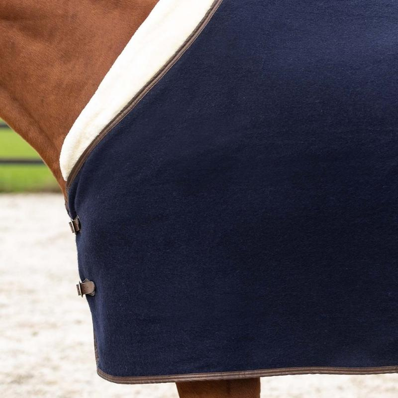 Couverture en laine Deluxe Bleu Marine