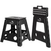 Tabouret d’écurie pliable Anti-Slip Noir Tabouret d’écurie pliable Anti-Slip Noir