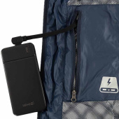 Gilet de protection Coach chauffant Bleu Marine Gilet de protection Coach chauffant Bleu Marine