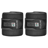 Bandages pour jambes Work Bandage Élastique/Polaires 2-pack Noir Bandages pour jambes Work Bandage Élastique/Polaires 2-pack Noir