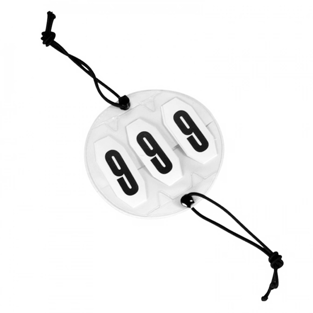 Dossard HG Blanc