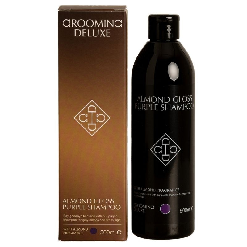 Shampooing pour chevaux gris Almond Gloss Purple 500ml