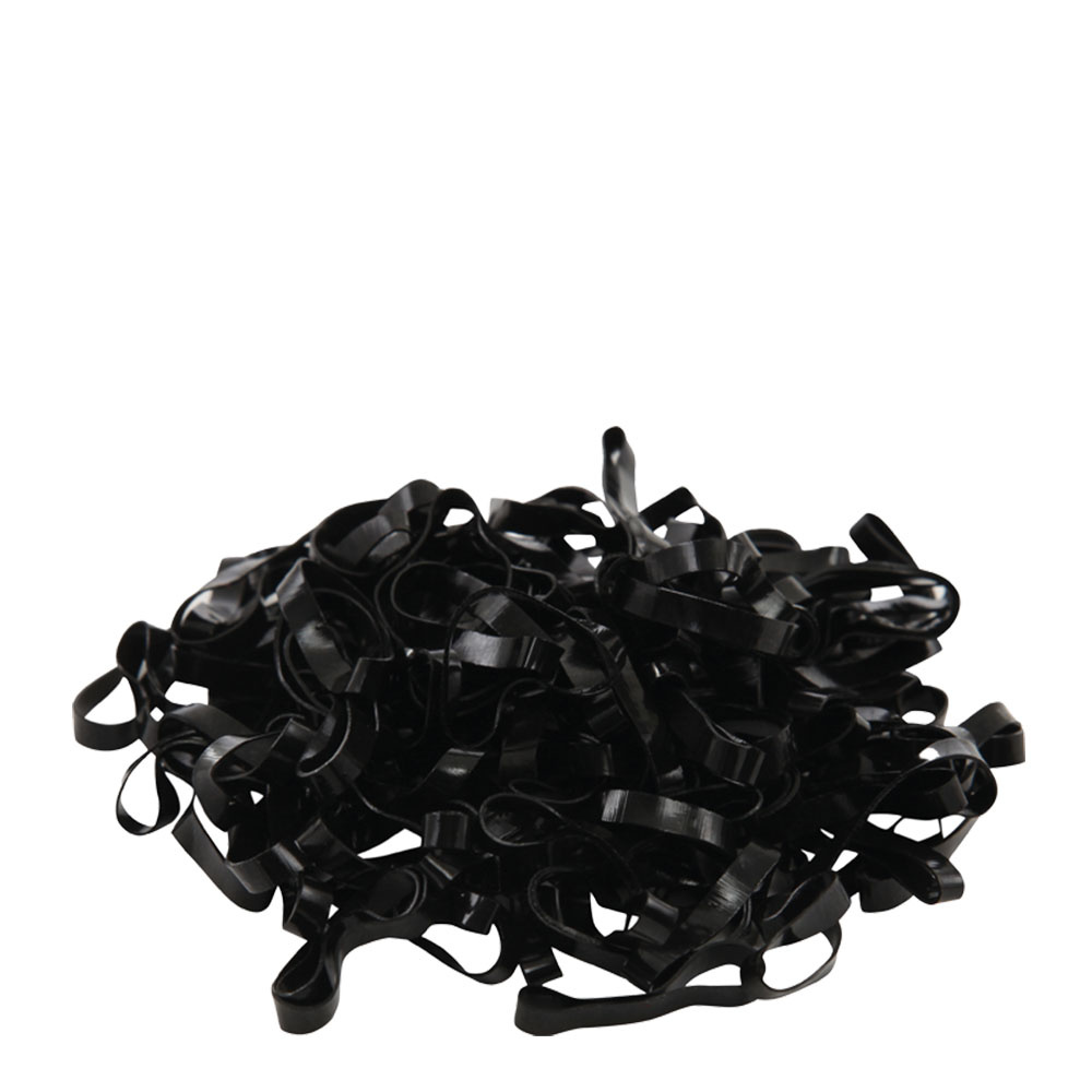Élastiques en Silicone 500 unités HG Noir