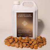 Shampoing pour chevaux gris Almond Gloss Purple 5L Shampoing pour chevaux gris Almond Gloss Purple 5L