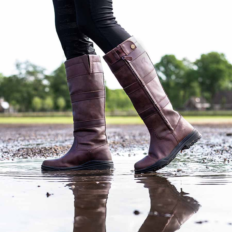 Bottes d'équitation d'hiver Daan Marron