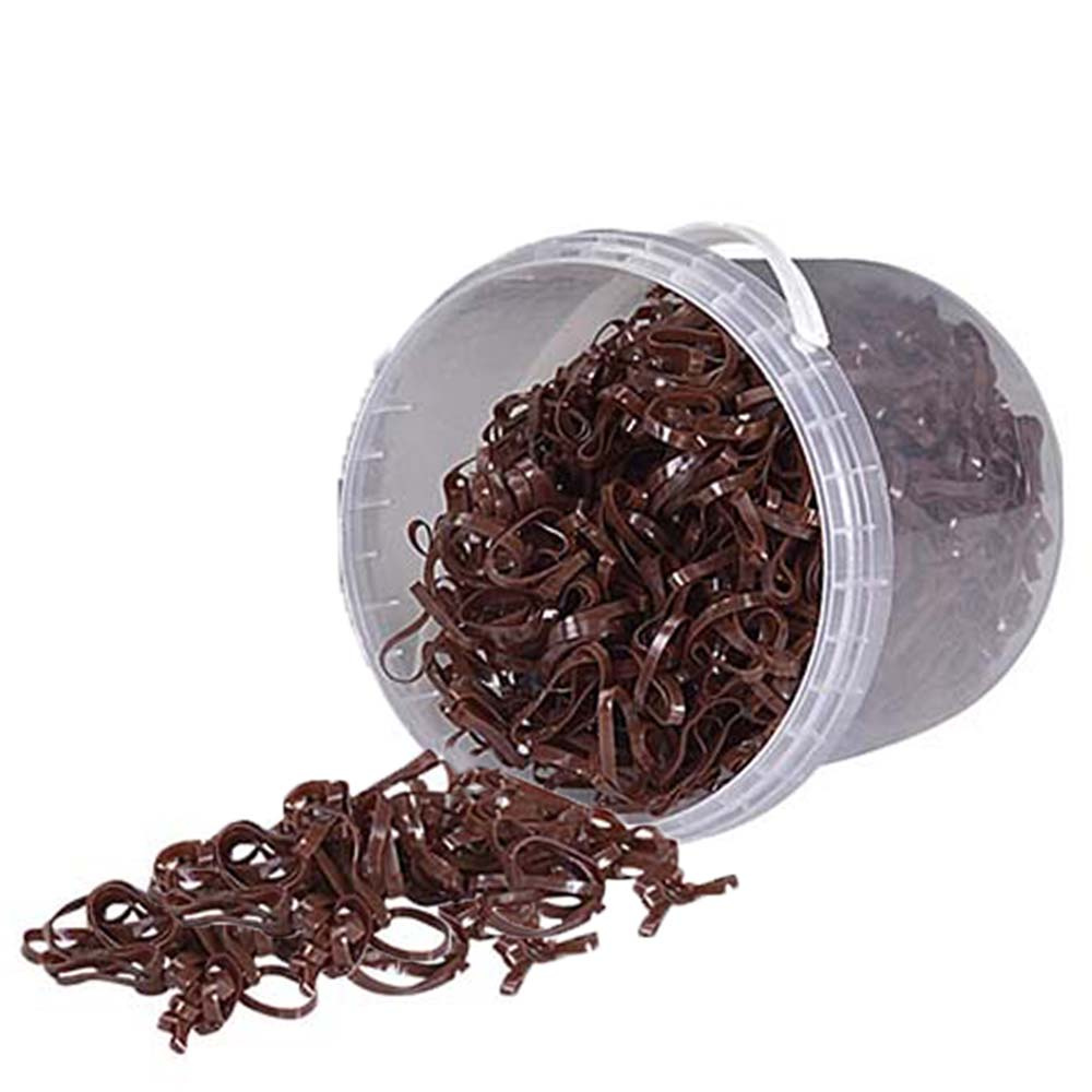 Élastiques en Silicone 1500 unités HG Marron