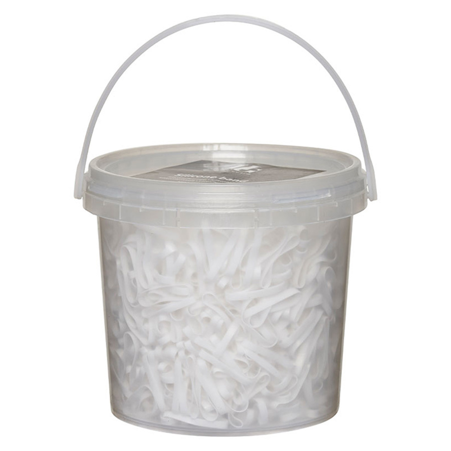 Élastiques en Silicone 1500 unités HG Blanc