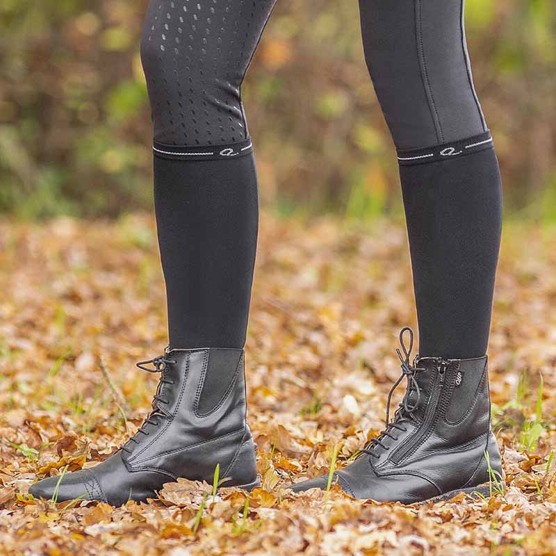 Chaussettes d'équitation Show 3-pack Noir