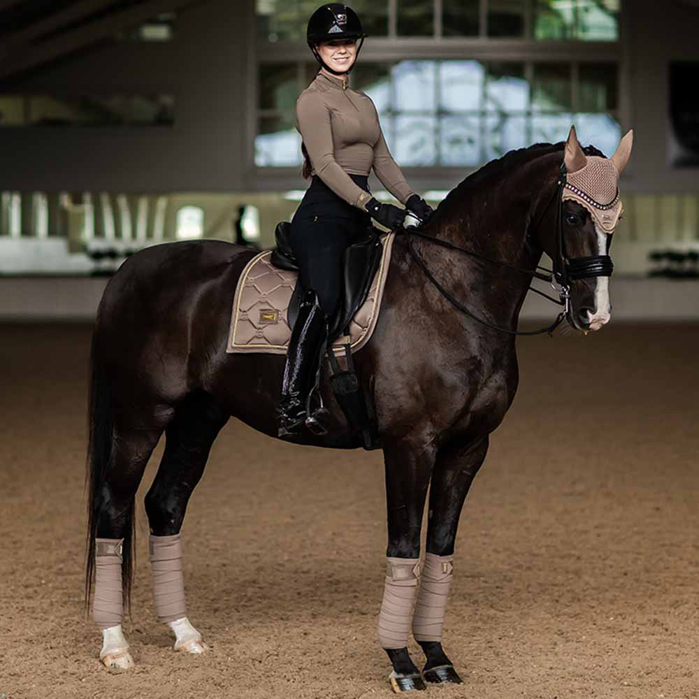 Tapis de selle dressage ES Champagne