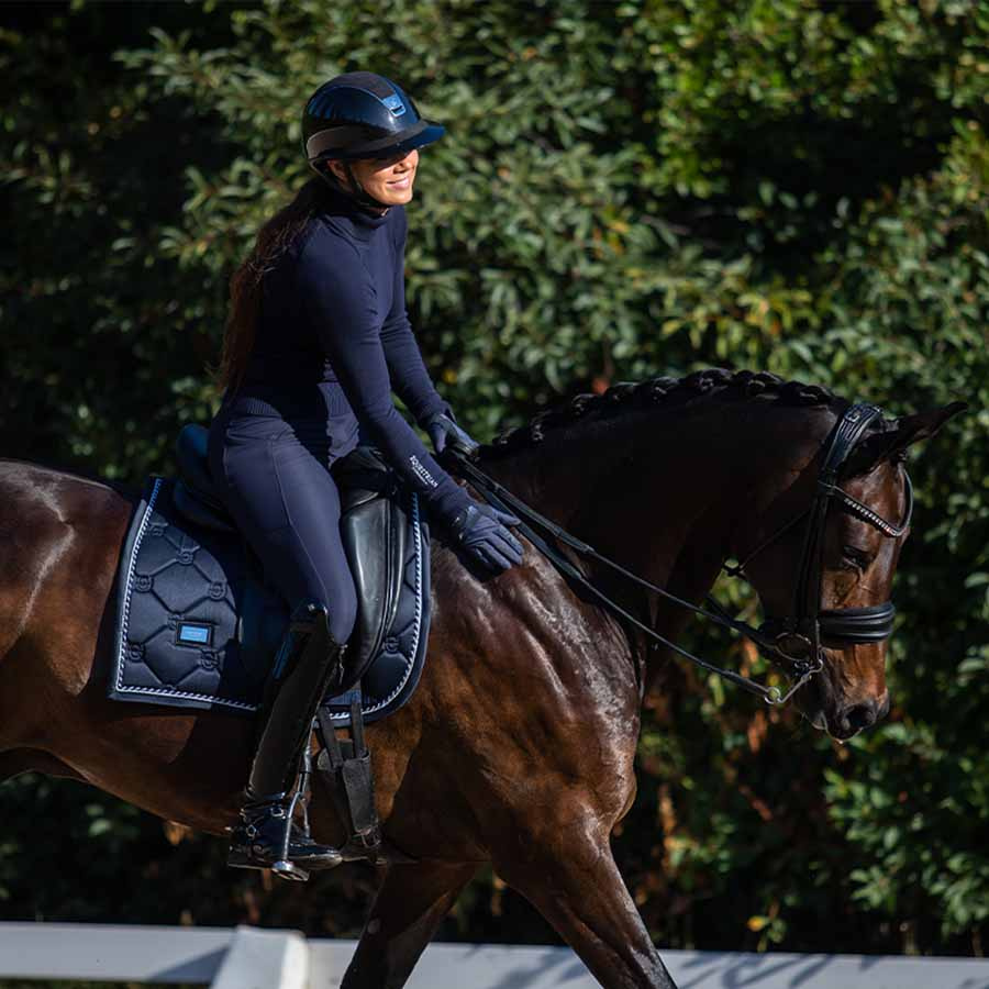 Tapis de selle dressage ES Midnight Blue
