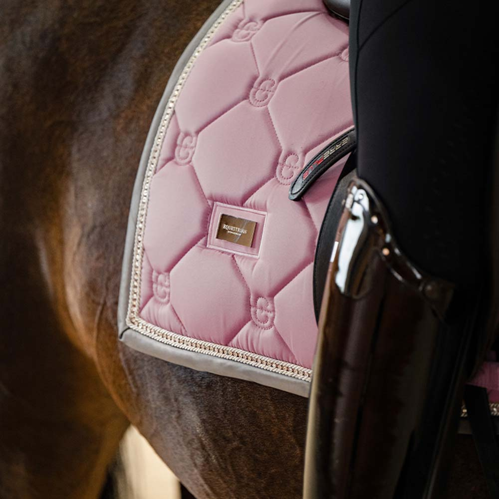 Tapis de selle dressage ES Pink Pearl