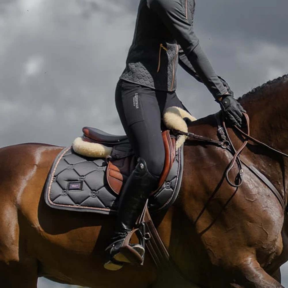 Pantalon d'équitation ES Jump Elite Knee Grip Black