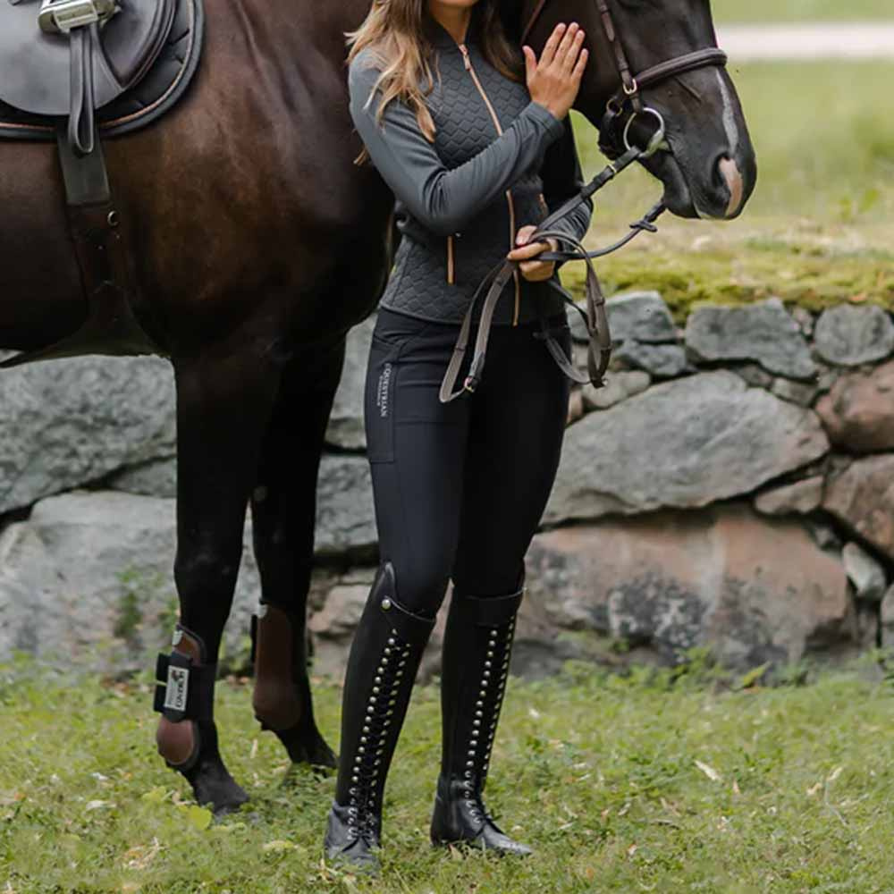Pantalon d'équitation ES Dressage Elite Full Grip Black