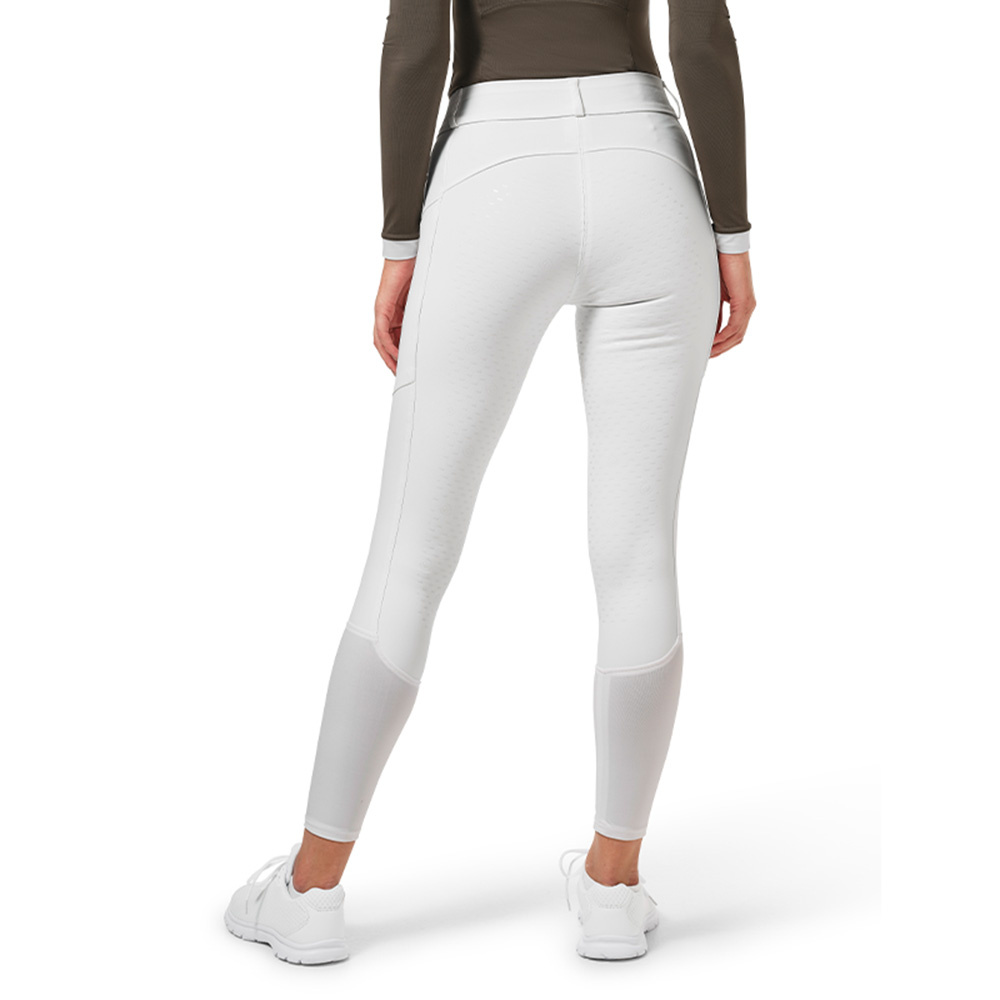 Pantalon d'équitation ES Dressage Elite Full Grip White Perfection