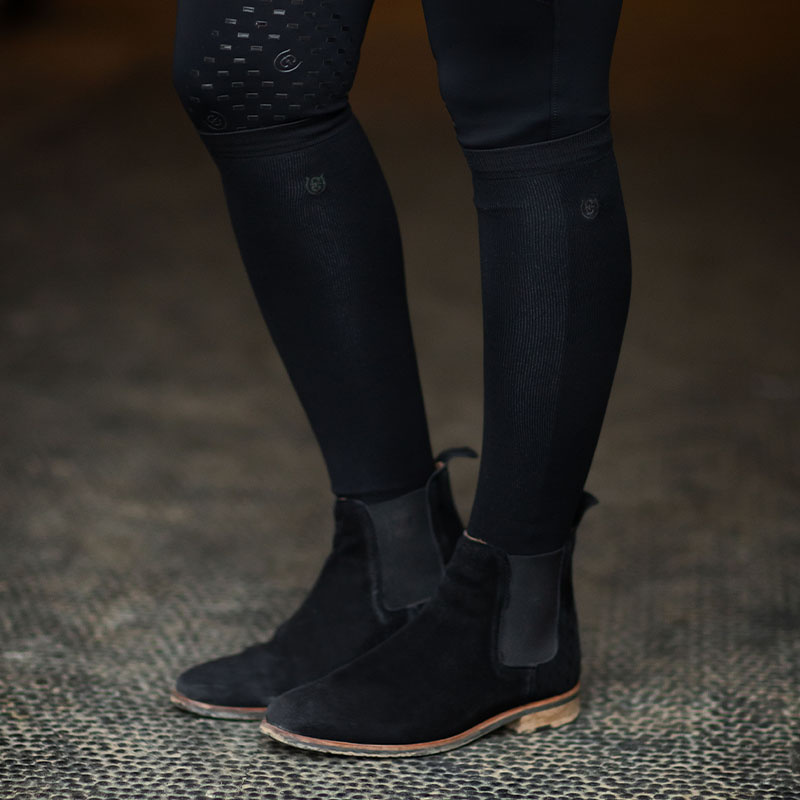 Chaussettes d'équitation ES Bamboo Blend Black
