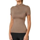 Haut d'entraînement ES UV Protection Short Sleeve Champagne Haut d'entraînement ES UV Protection Short Sleeve Champagne