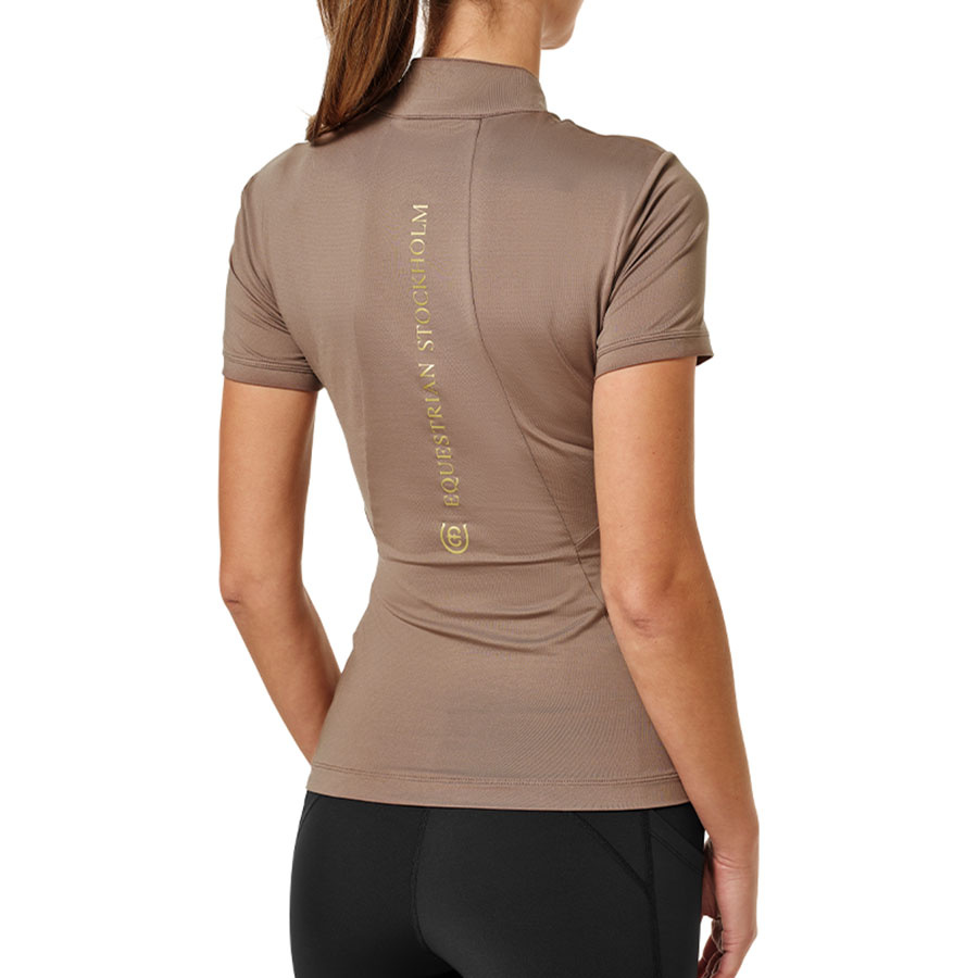 Haut d'entraînement ES UV Protection Short Sleeve Champagne