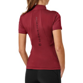 Haut d'entraînement ES UV Protection Short Sleeve Bordeaux Haut d'entraînement ES UV Protection Short Sleeve Bordeaux