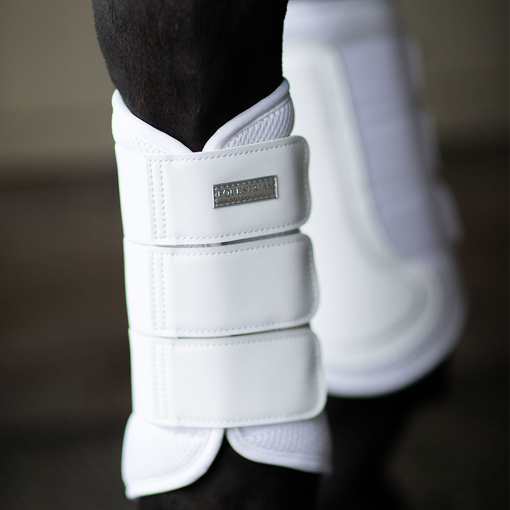 Guêtres fermées ES Classic Mesh White Perfection Silver