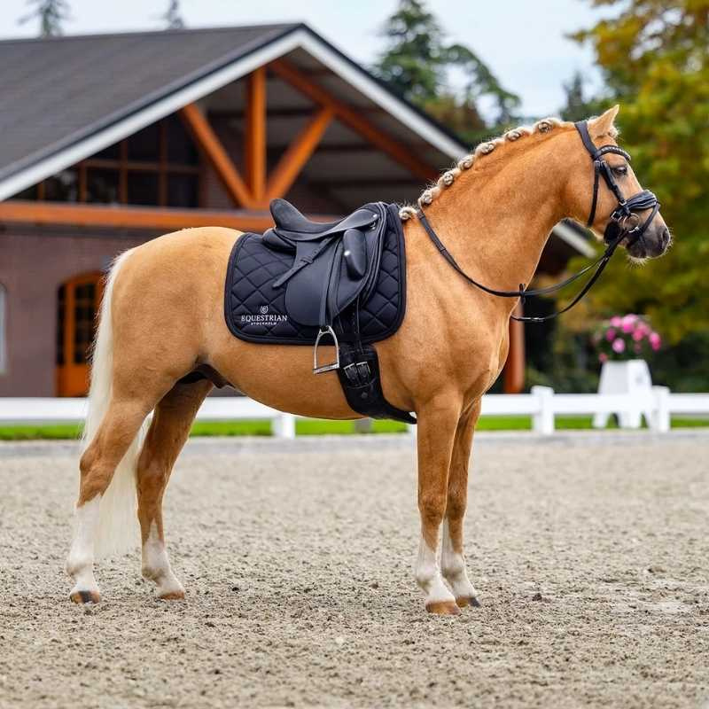 Tapis de selle dressage ES Line Black