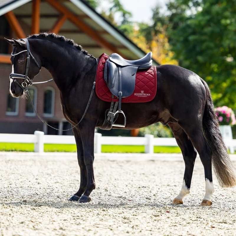 Tapis de selle dressage ES Line Bordeaux
