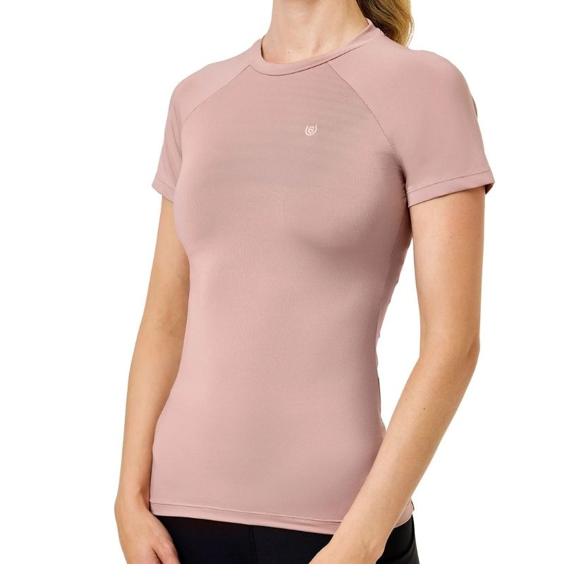 Haut d'entraînement ES Dynamic Base Layer Short Sleeve Midsummer Blush