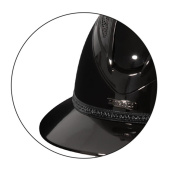 Casque d'équitation MIPS Alice Wide Peak Noir Casque d'équitation MIPS Alice Wide Peak Noir