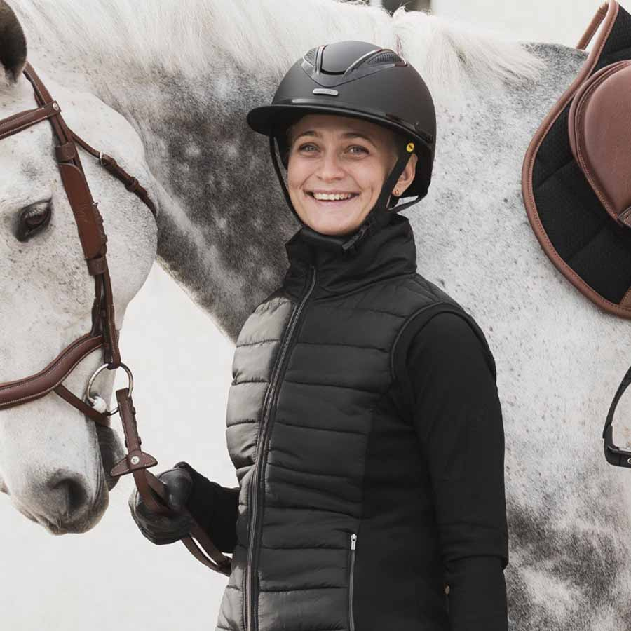 Casque d'équitation MIPS Adele Wide Peak Noir