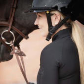 Casque d'équitation MIPS Amelia Wide Peak Noir Casque d'équitation MIPS Amelia Wide Peak Noir