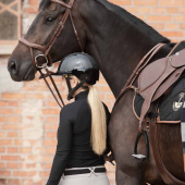 Casque d'équitation MIPS Amelia Wide Peak Noir Casque d'équitation MIPS Amelia Wide Peak Noir