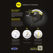 Casque d'équitation MIPS Amelia Wide Peak Noir Casque d'équitation MIPS Amelia Wide Peak Noir