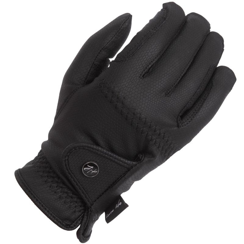 Gants d'équitation Flexible Grip Winter Noir