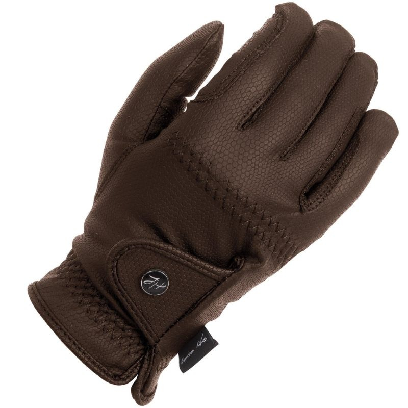 Gants d'équitation Enfant/Junior Flexible Grip Winter Marron