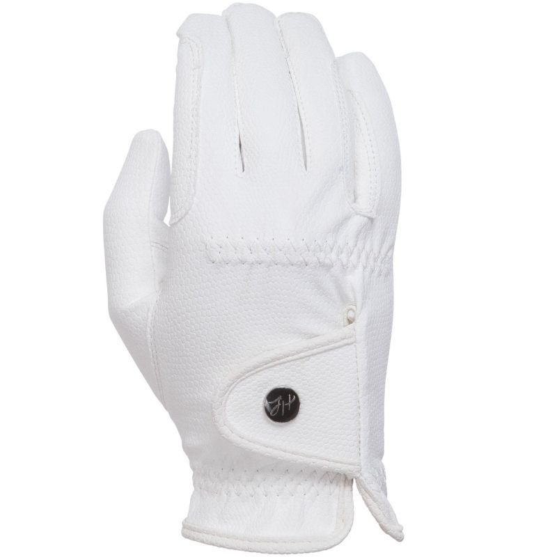 Gants d'équitation Enfant/Junior Flexible Grip Blanc