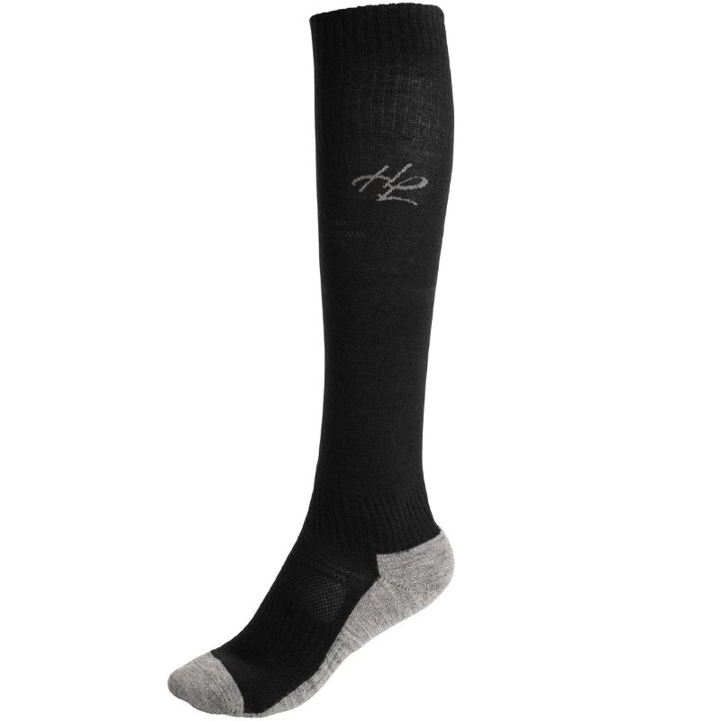 Chaussettes d'équitation Winter Wool Noir