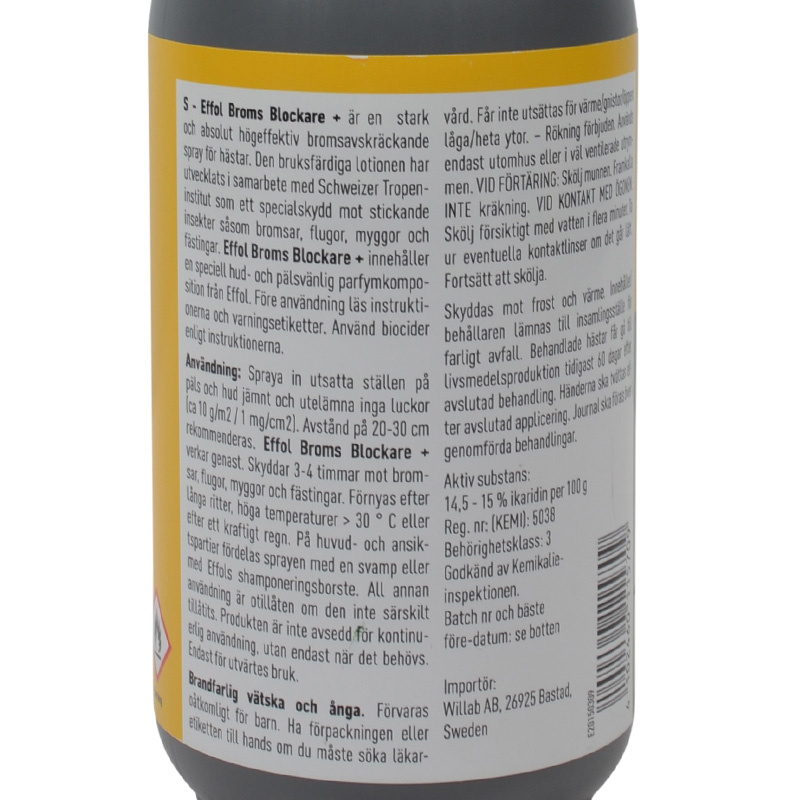 Spray anti-mouches Bromsblockare+ 500ml