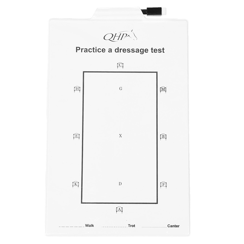 Tableau d'entraînement Dressage Whiteboard Blanc  